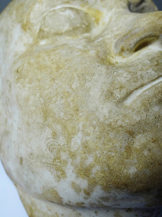 Image 1 of Gipsen dodenmasker van Beethoven, begin 20e eeuw