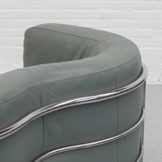 Zanotta Onda Three-seater Sofa 80s – 3-5 seaters, Leather (photo 6 of 12)