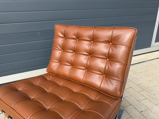 Knoll Barcelona Relax Sessel Mies Van Der Rohe Cognac Venezia Leder In Neuwertigem Zustand!! – Leather (photo 13 of 14)