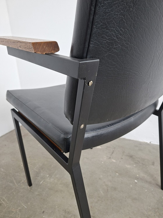 Image 1 of Mid century fauteuil Spectrum teakhouten armleggers 