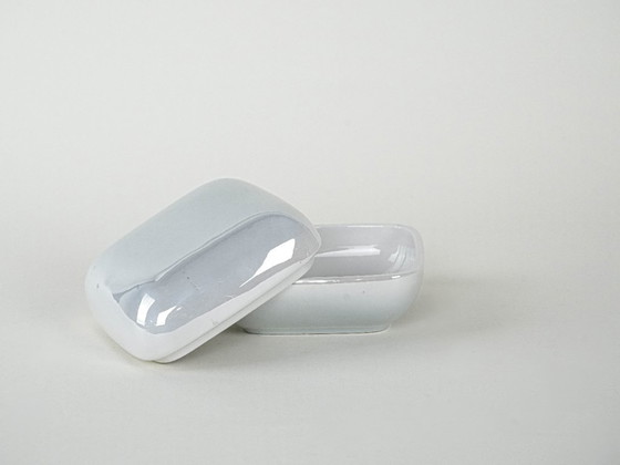 Image 1 of Porcelain box, Italian design, 1970s, manufactured in Italy