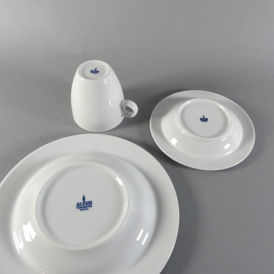 Image 1 of Set caffè Alessi 3 pezzi Tendentse, design Achille Castiglioni