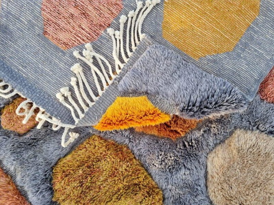 Image 1 of Tapis berbères multicolores en laine 300cmx150cm