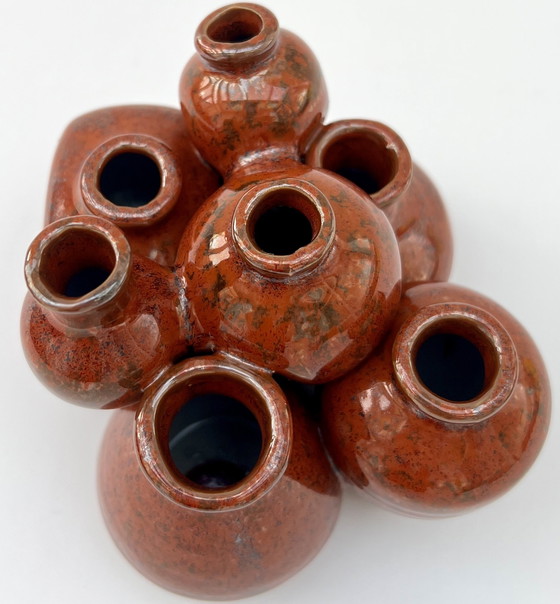 Image 1 of Sculptural ceramic vase composition – studio ceramics, circa 1960s/70s