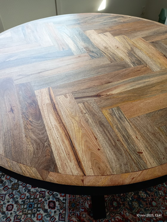 Image 1 of mesa de comedor de madera de mango