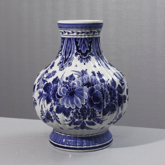 Image 1 of Große Vase/Lampenfuß von Royal Delft, Code CG 1962, Holland