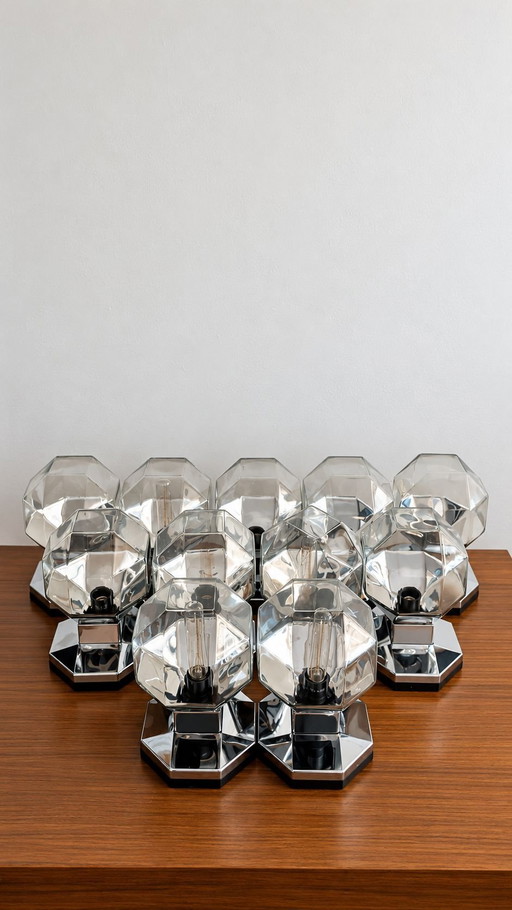 Lot van 11 Motoko Ishii Staff Leuchten Tafellampen