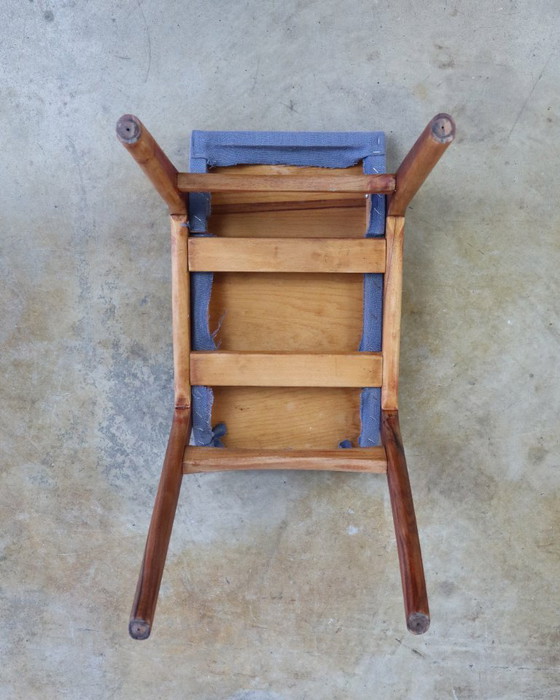 Image 1 of Fauteuil et ottoman vintage milieu du siècle, style lounge, milieu du siècle.