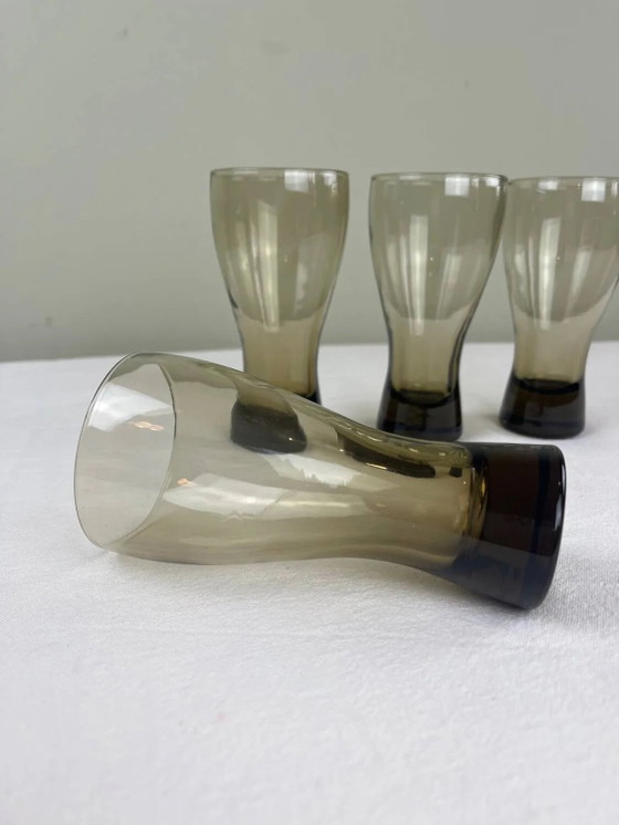 Tazza vintage in vetro fumé – Bicchieri e caraffe, Crystal, Glass (photo 4 of 7)