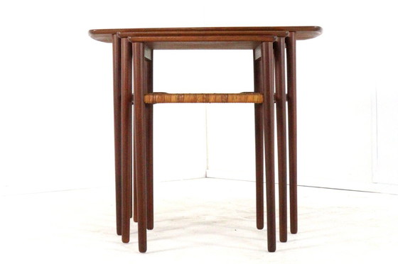 Image 1 of Set nesting tables bijzettafels Deens 'Sunds' vintage
