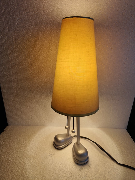 Image 1 of Arogo Hako - Japan - Table Lamp - Metal - Polyester - Post Modern - 80'S