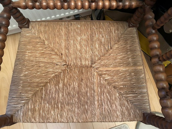 Image 1 of Sedia vintage in vimini a bobina