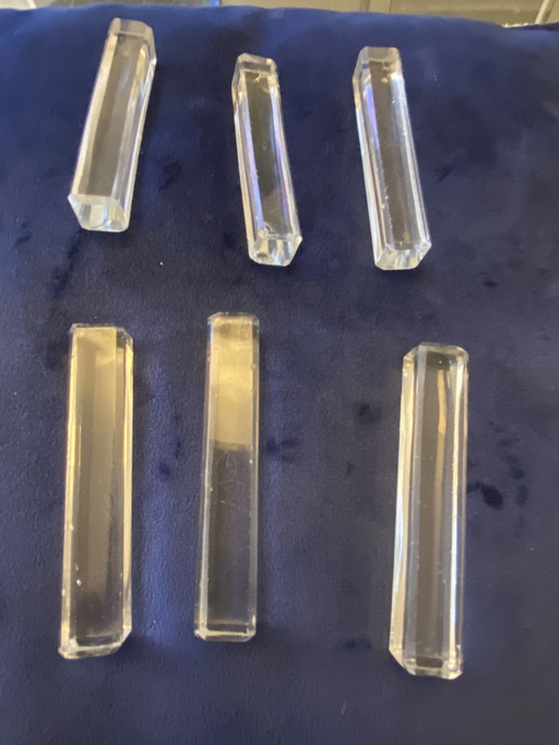 Baccarat Set of 6 Vintage Knife Rests