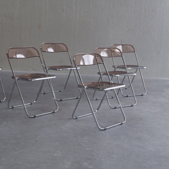 Image 1 of 6 x Plia Klappstühle von Giancarlo Piretti für Anonima Castelli