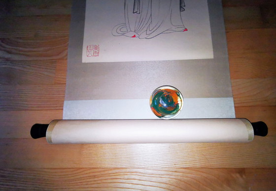 Image 1 of Chang Dai Chien, Schilderij op Zijde/papier-rol