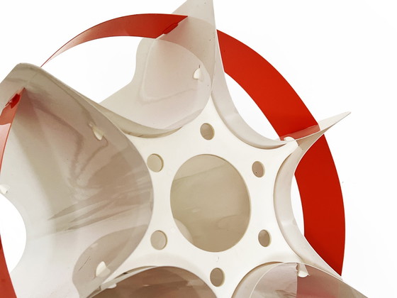 Image 1 of Plastic Sheet Pendant Light by Quality System, Denmark 1970s