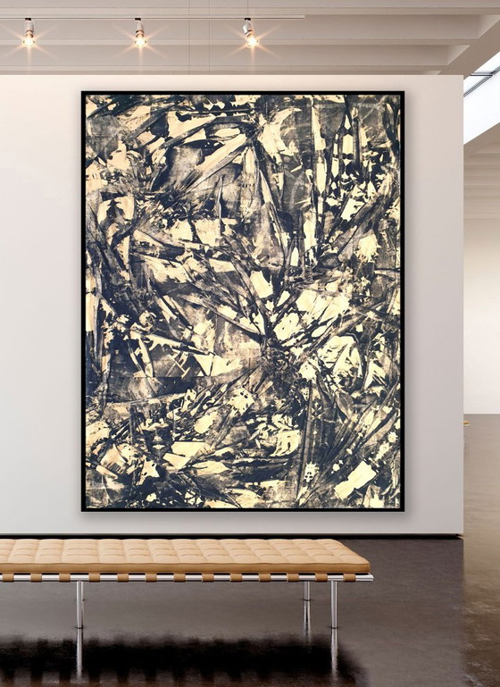 Jürgen Angeler - Golden 3D Cross – Paintings & Drawings, Canvas (photo 13 of 22)