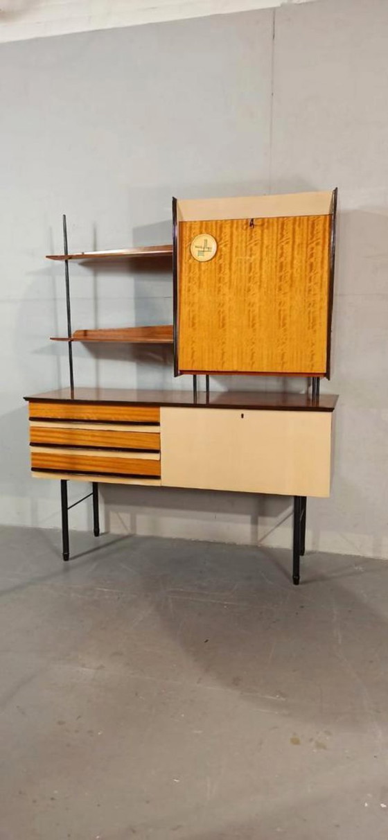Image 1 of Vintage Italian glossy highboard