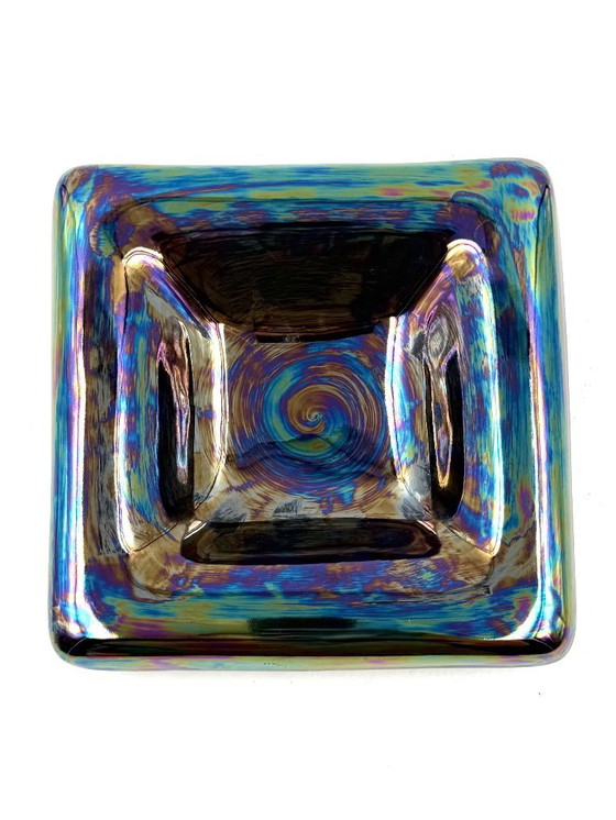 Image 1 of Cendrier / vide poche en céramique irisée, Mid-century modern, Paoli Italie 1970