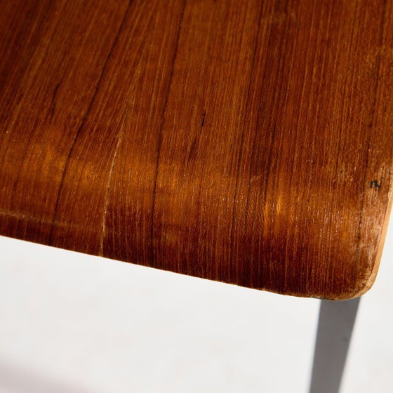 Image 1 of MK11372 Chaise en teck sur base métallique