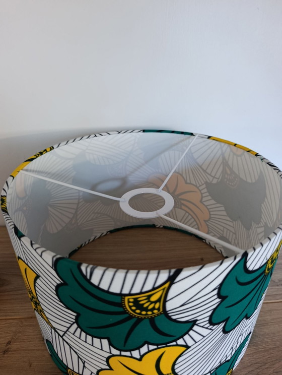 Paralume / Lampada a sospensione cera fiori matrimonio etnico chic – création artisanale (photo 6 of 8)