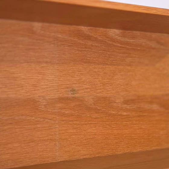 200cm! Walter Wirz, Wilhelm Renz vintage floating wall shelf – Shelving unit, Wood (photo 8 of 10)