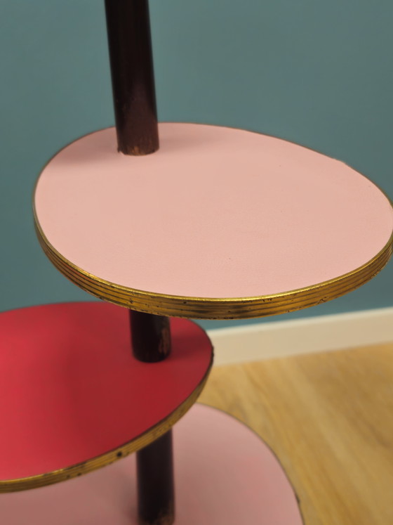 Image 1 of Vintage Plantentafel Bijzettafel Plantentafeltje Tafeltje 