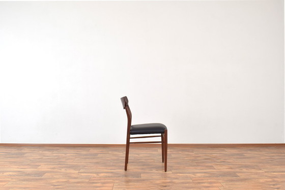 Image 1 of Mid-Century Teak Dining Chairs by Gustav Herkströter for Lübke, 1960s, Set of 4