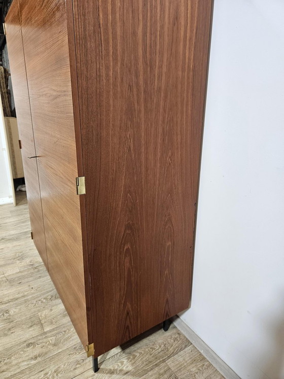 Armoire Mid-Century Moderne en Teck par Günter Renkel pour Rego, années 1960 – Wood, Mid Century Modern (photo 2 of 19)