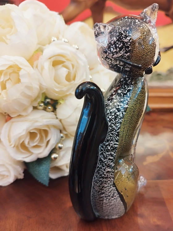 Image 1 of Gatto in vetro Murano anni 60 Glass Collection 