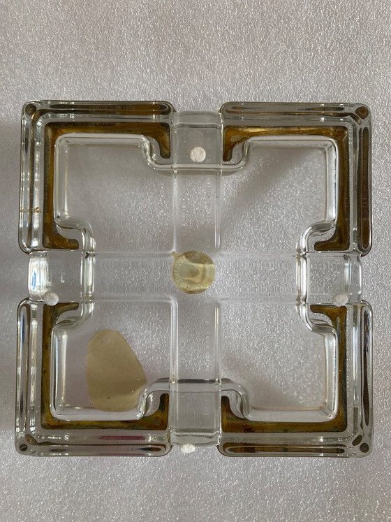 Cenicero original Walther-Glas y plata – Accesorios de mesa, Vidrio (photo 5 of 7)