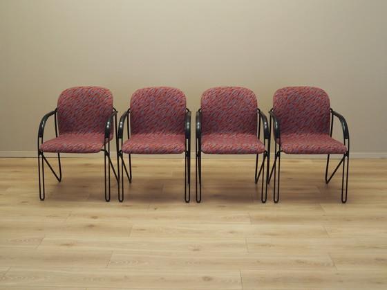 Image 1 of Set of Four Chairs, Italian Design, 1980s, Production: Italy