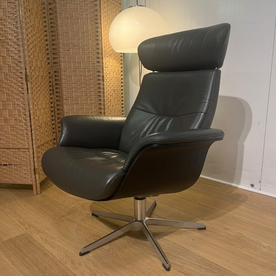 Image 1 of ZGAN Conform Time Out Fauteuil Zwart Leer