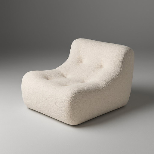 Armchair marc held panto for Dunlopillo 1980