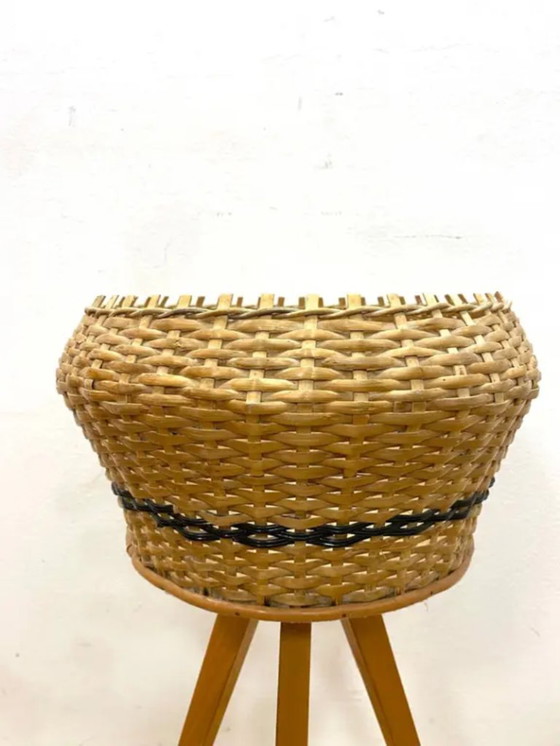 Image 1 of Retro Flower Stand, 1970s, Czechoslovakia