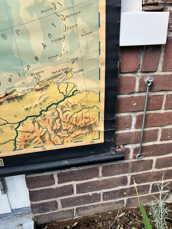 Image 1 of Poster/mappa/mappa murale XXL vintage degli Stati Uniti e dell'America Centrale