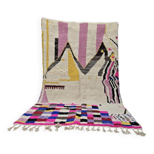 Handgefertigter Berber-Teppich aus Wolle 2.5 x 1.5 m