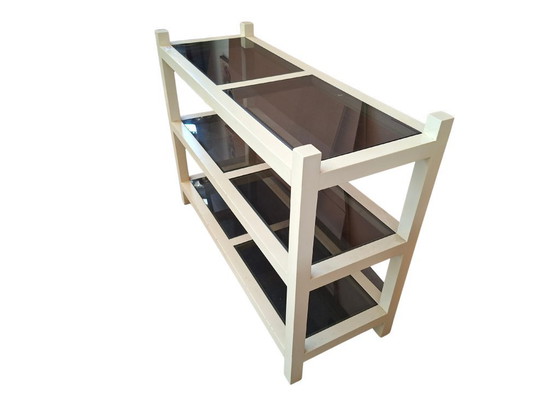 Image 1 of Vintage Bookcase/Console Table – 1990s Postmodern Design