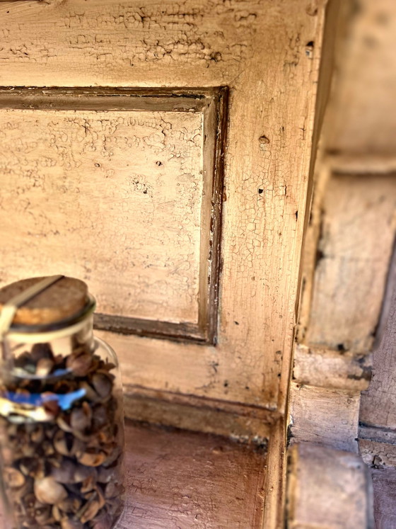 Saint-Hubert wandplank van massief hout – 19e eeuw – Antieke patina – Wandrek, Wood (photo 10 of 12)