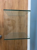 Vintage Glass Side Table