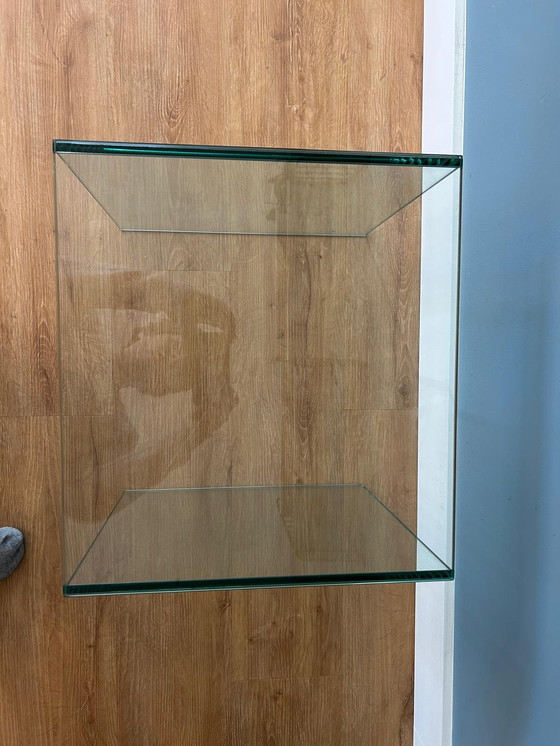 Image 1 of Vintage Glass Side Table