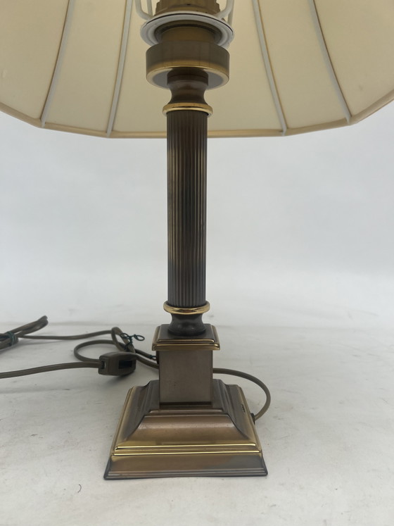 Herda Vintage Table Lamp – Metal, Textile (photo 6 of 11)