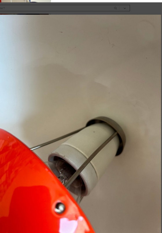 Image 1 of 3 x frühe Louis Poulsen Verner Panton VP1 Blumentopflampen, Dreiergruppe