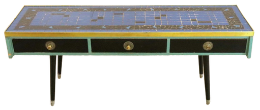 Dielenschrankschrank kleines Lowboard 'Steesow' vintage