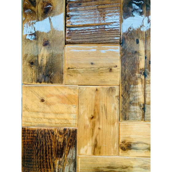 Image 1 of Vintage handmade table in recycled fir, Italy