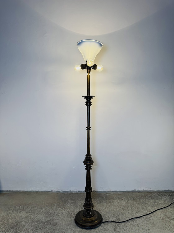 Image 1 of MODEL L-2 UPLIGHTER FLOOR LAMP BY SCIOLARI, ITALY, 1920s
