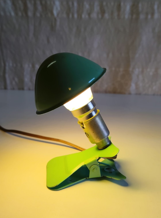 Lampada da lettura a pinza a fungo - anni '50/'60 – Lampade da lettura, Metallo (photo 2 of 8)