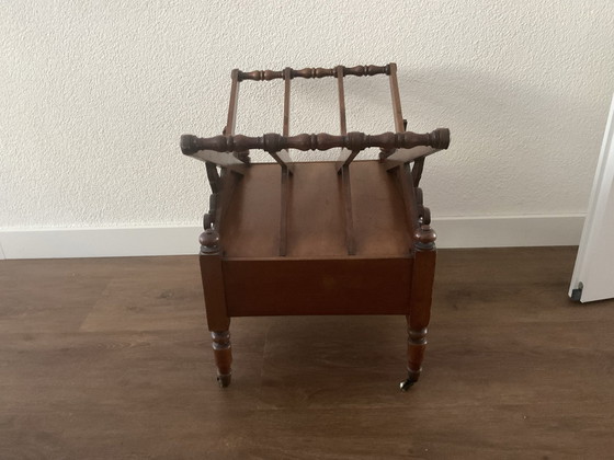 Antique Victorian Music Stand / Canterbury – Bookcases, Wood (photo 4 of 5)