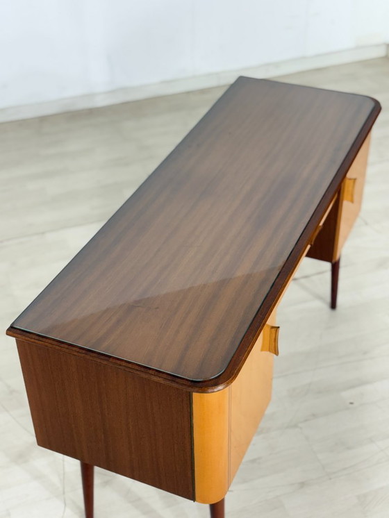 Image 1 of Bureau/Coiffeuse/Table vintage style années 50