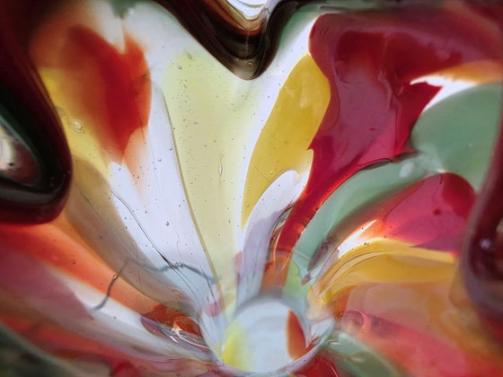 Zabkowice Glassworks Polonia, vaso multicolore – Vasi, Vetro (photo 13 of 13)